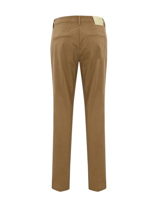 Pantalone Rosa Chino in cotone marrone HAND PICKED | ROSA CO 02718370